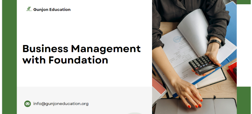 Business Management with Foundation