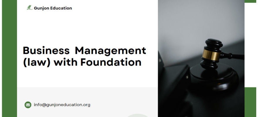 Business  Management (law) with Foundation